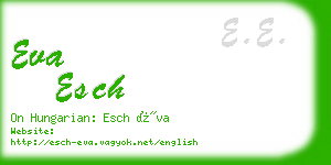 eva esch business card